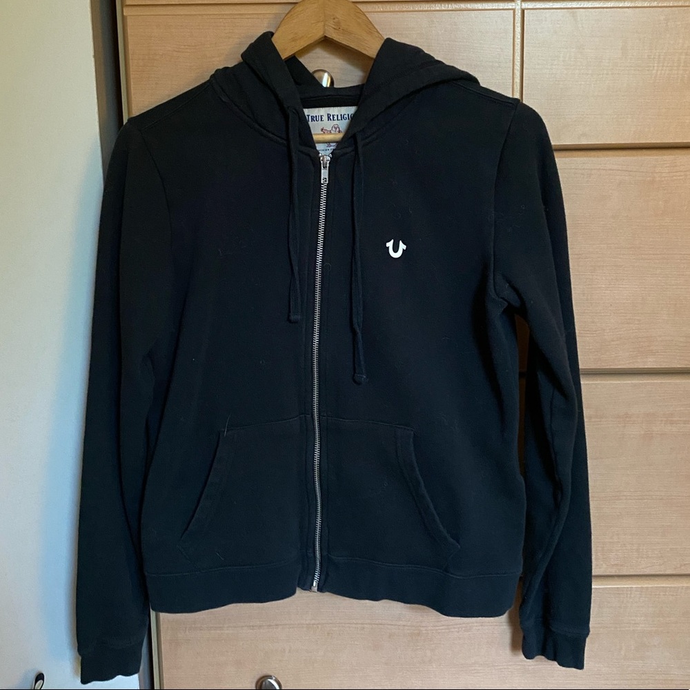 Women’s True Religion zip up hoodie